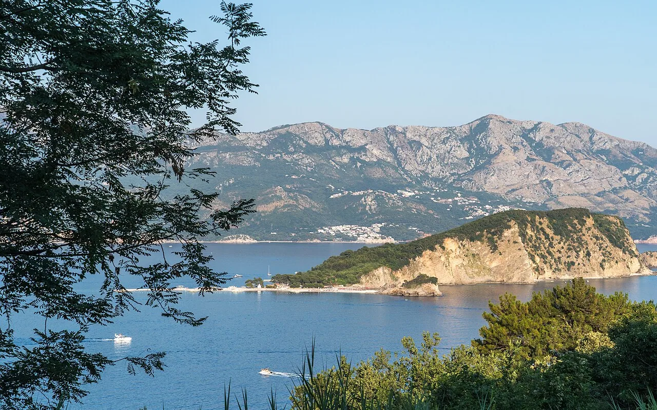 Bucht von Budva und Insel Sveti Nikola